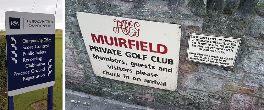 1 Muirfield golf course
